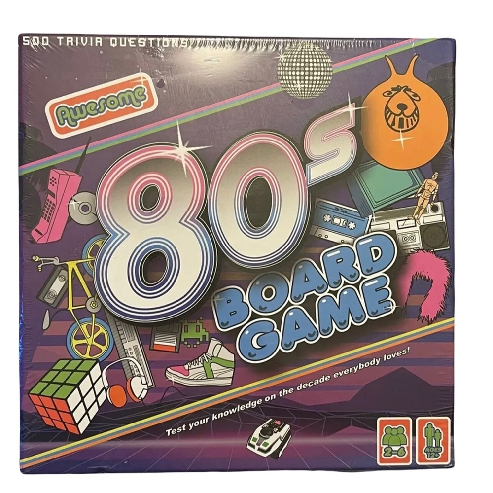 Awesome 80s Board Game Brand New Nostalgic Retro Music Film TV